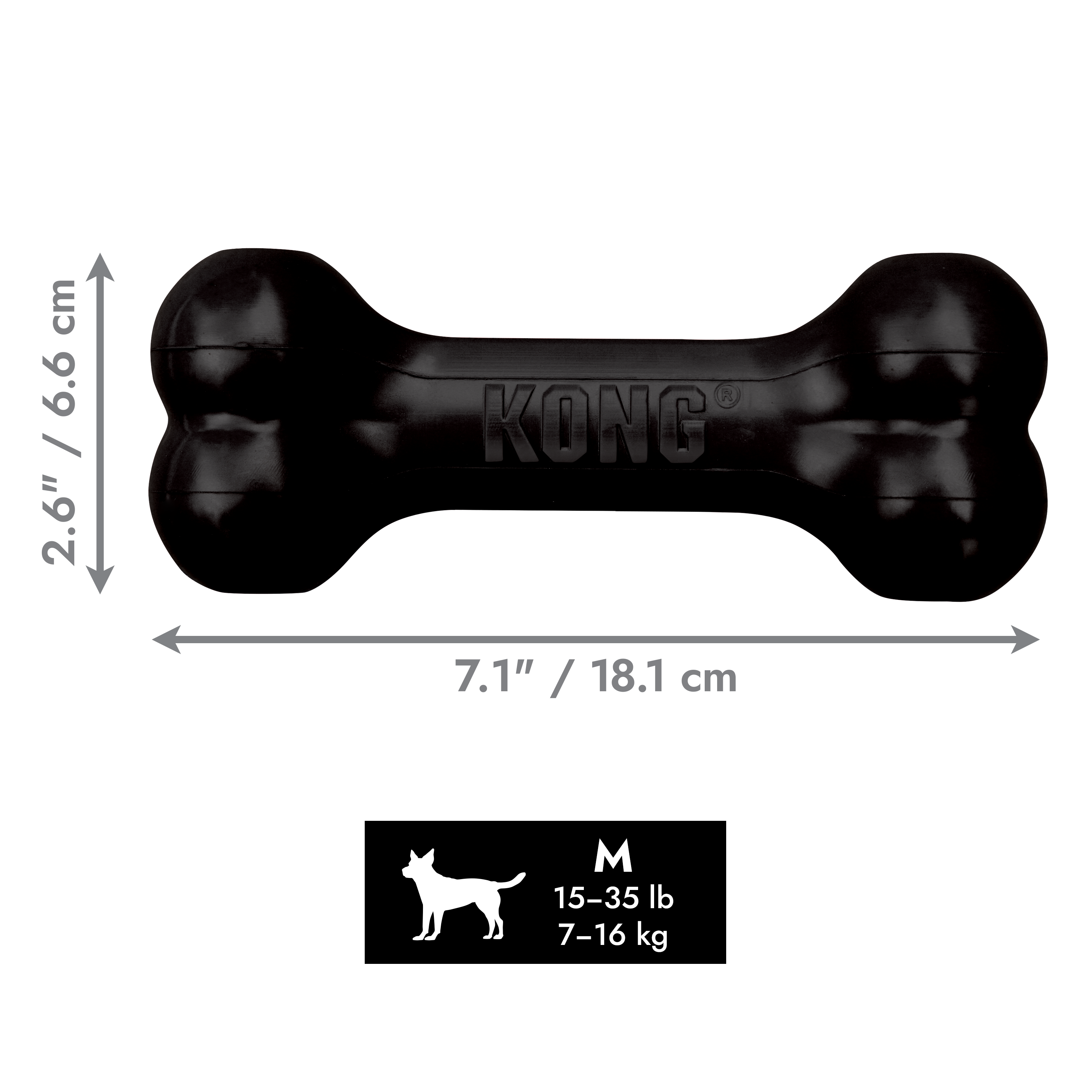 KONG® Extreme Goodie Bone® Md