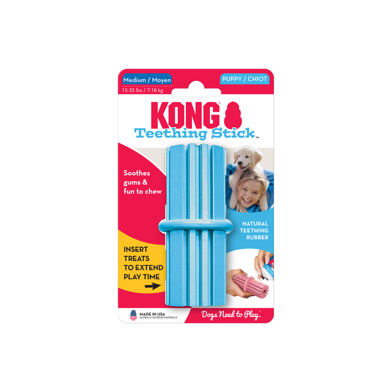 KONG® Puppy Teething Stick Md - Assorted