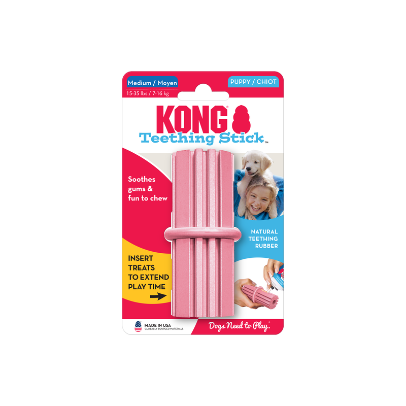 KONG® Puppy Teething Stick Md - Assorted