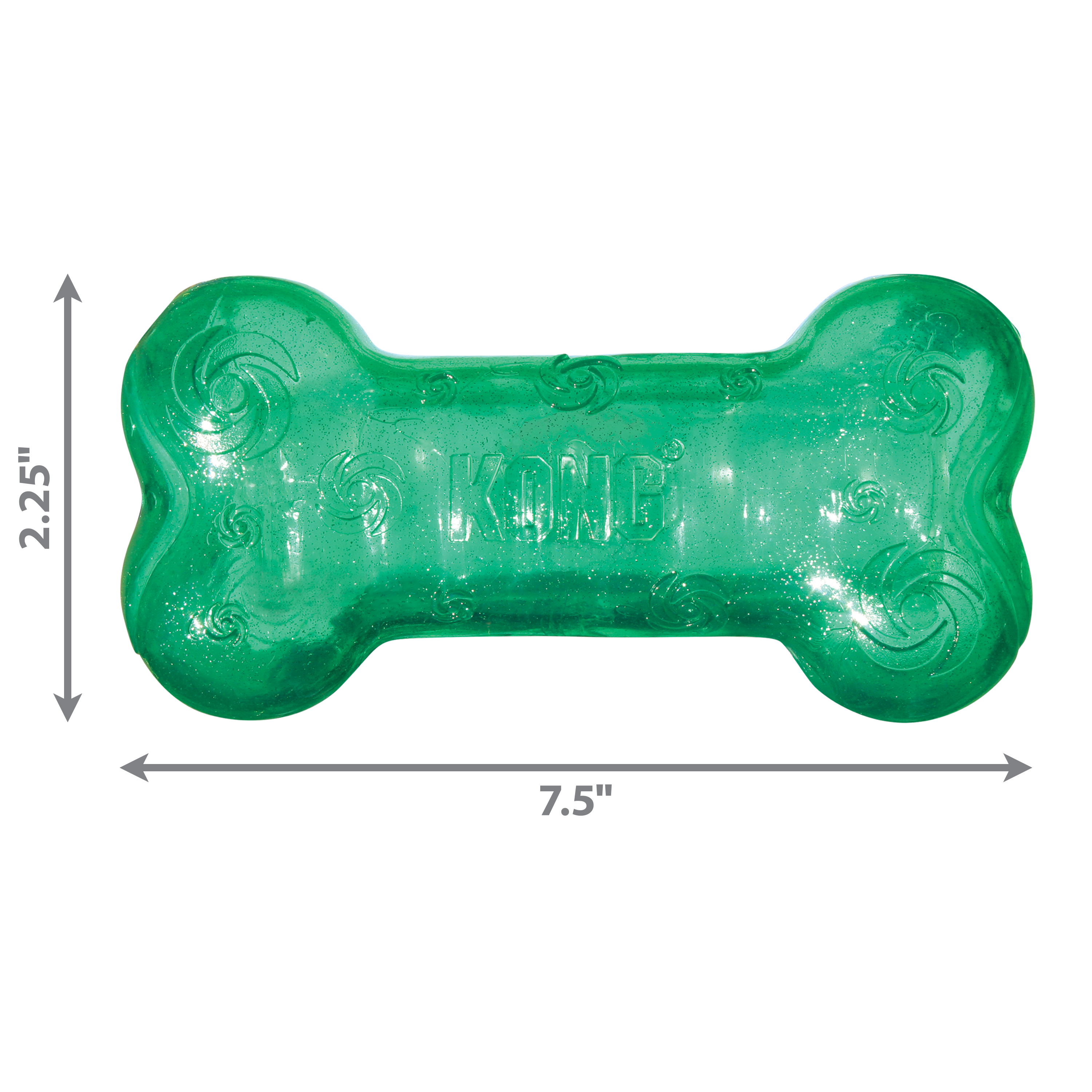 KONG Squeezz® Crackle Bone Assorted Lg