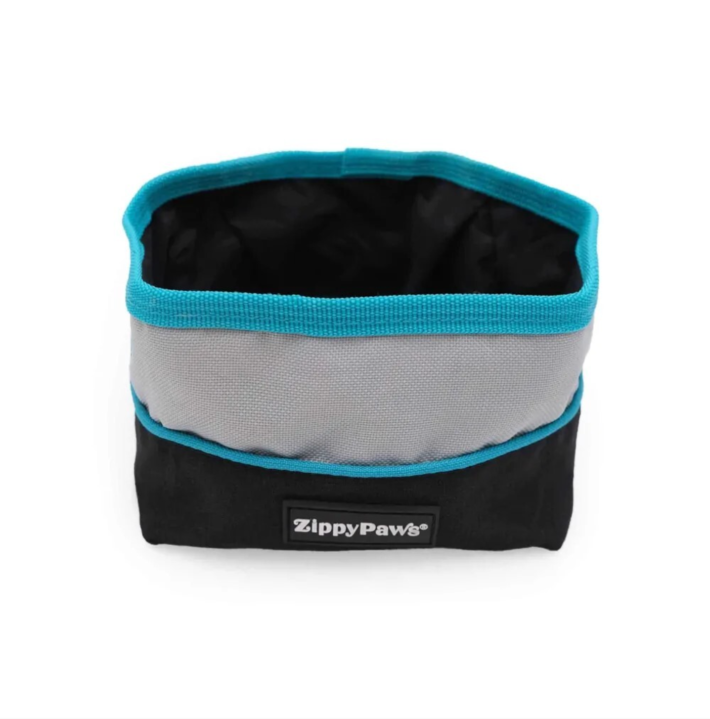 Zippy Paws Adventure Bowl On-the-Go Food & Water Bowl - Teal