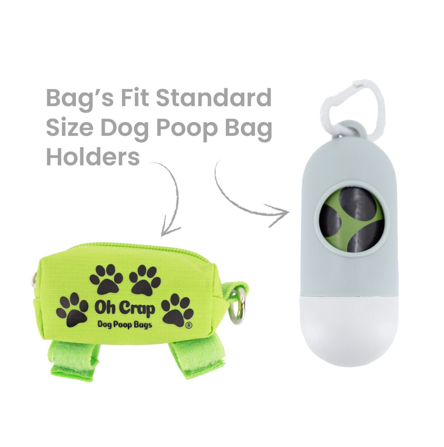 Oh Crap Compostable Dog Poop Bags. Eco-Friendly - 240 bags per box (16 rolls x 15 bags)