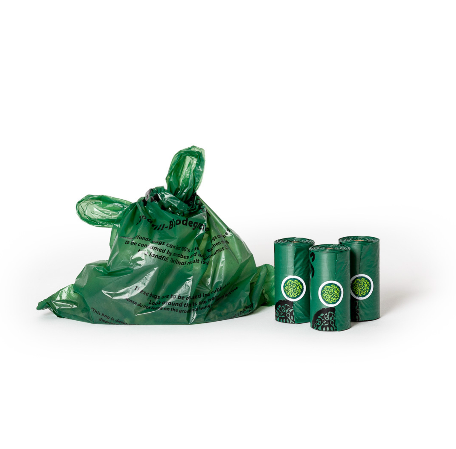 Bio-Gone Landfill Biodegradable Dog & Cat Poo Bags – 80 Bags (4 Rolls)