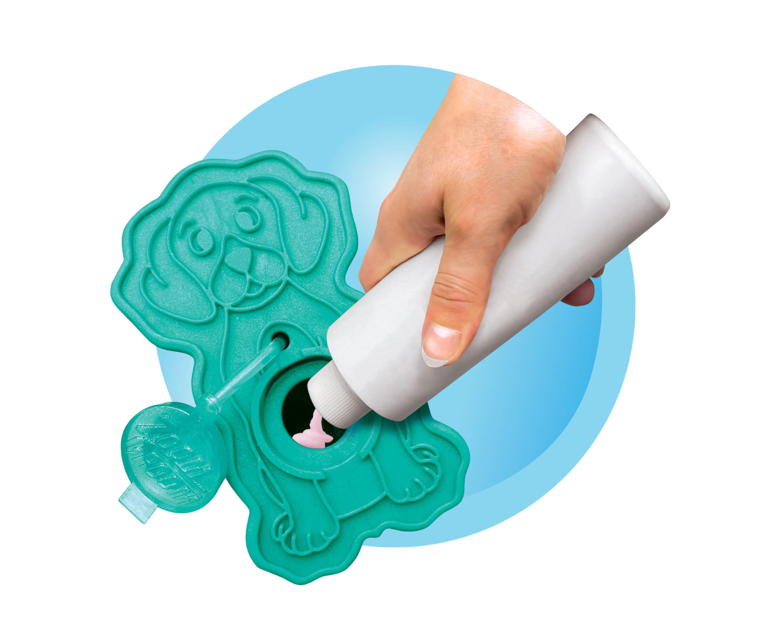 KONG ZoomGroom® Bubbles Lg