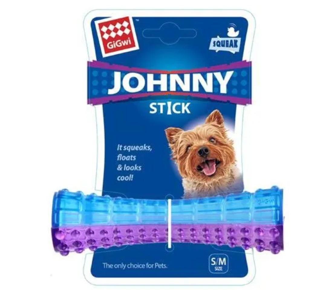 GiGwi Johnny Stick Squeaker - Durable Dog Toy with Sound