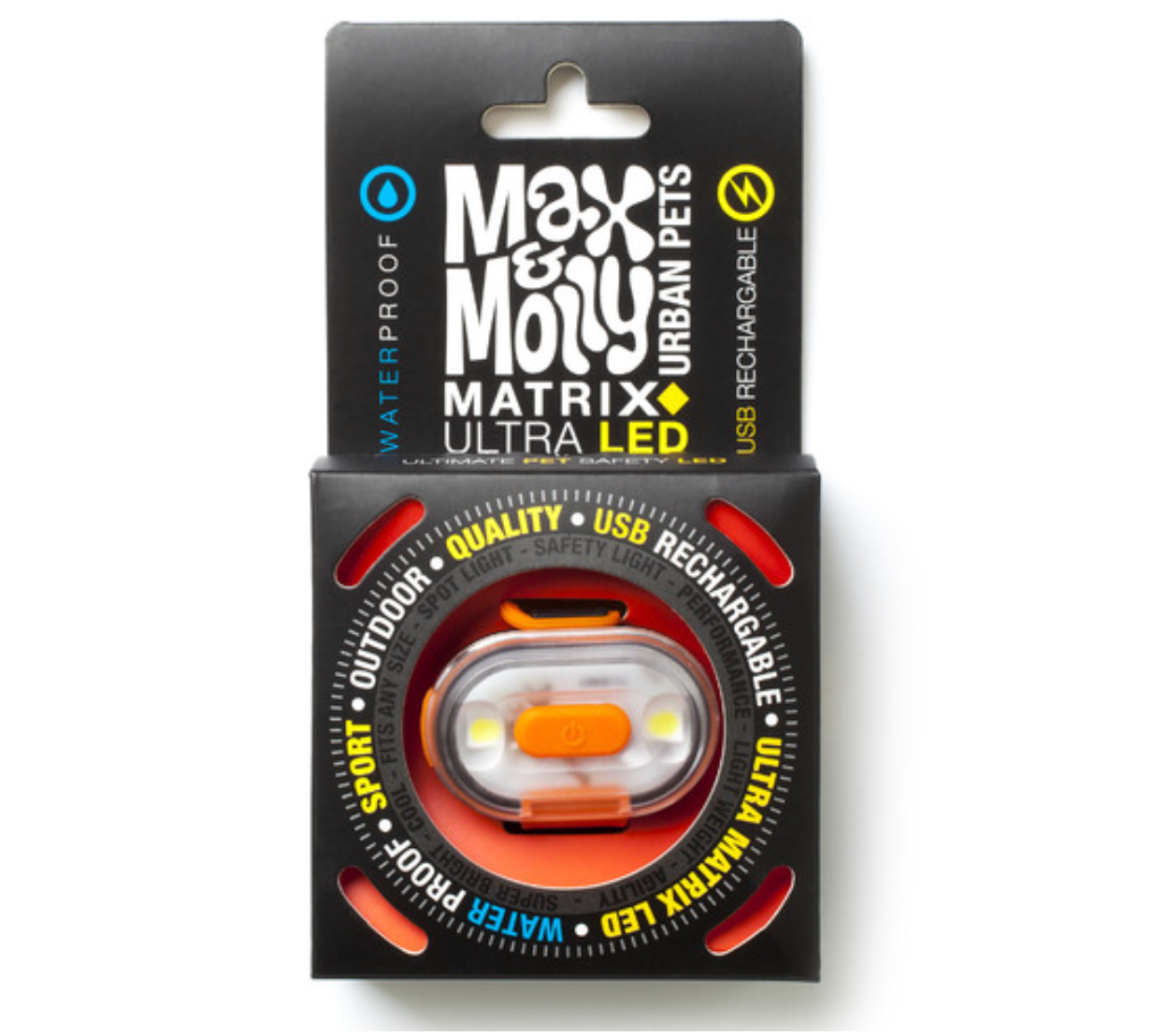 Max & Molly Matrix Ultra LED Harness/Collar Safety light