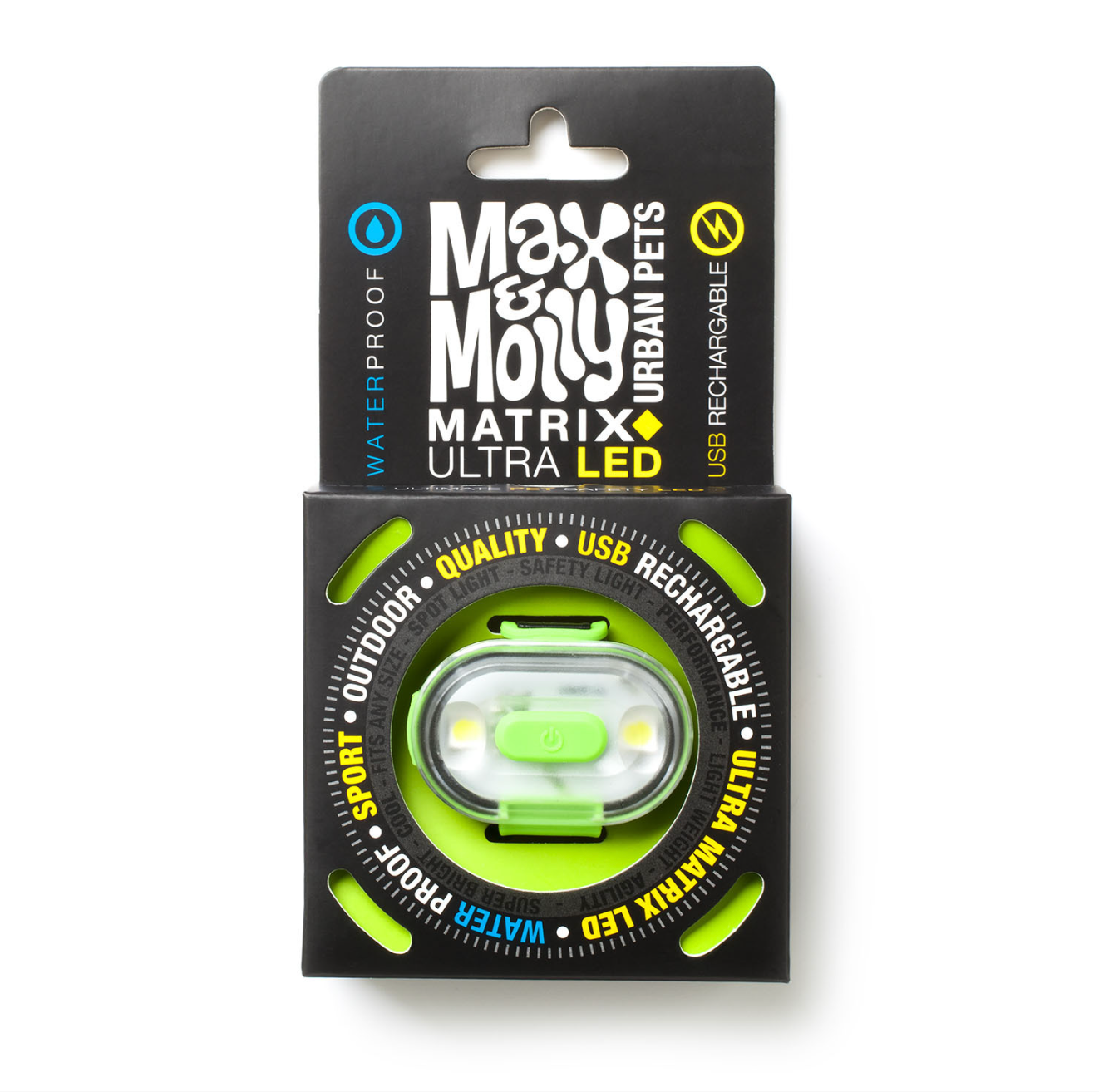 Max & Molly Matrix Ultra LED Harness/Collar Safety light