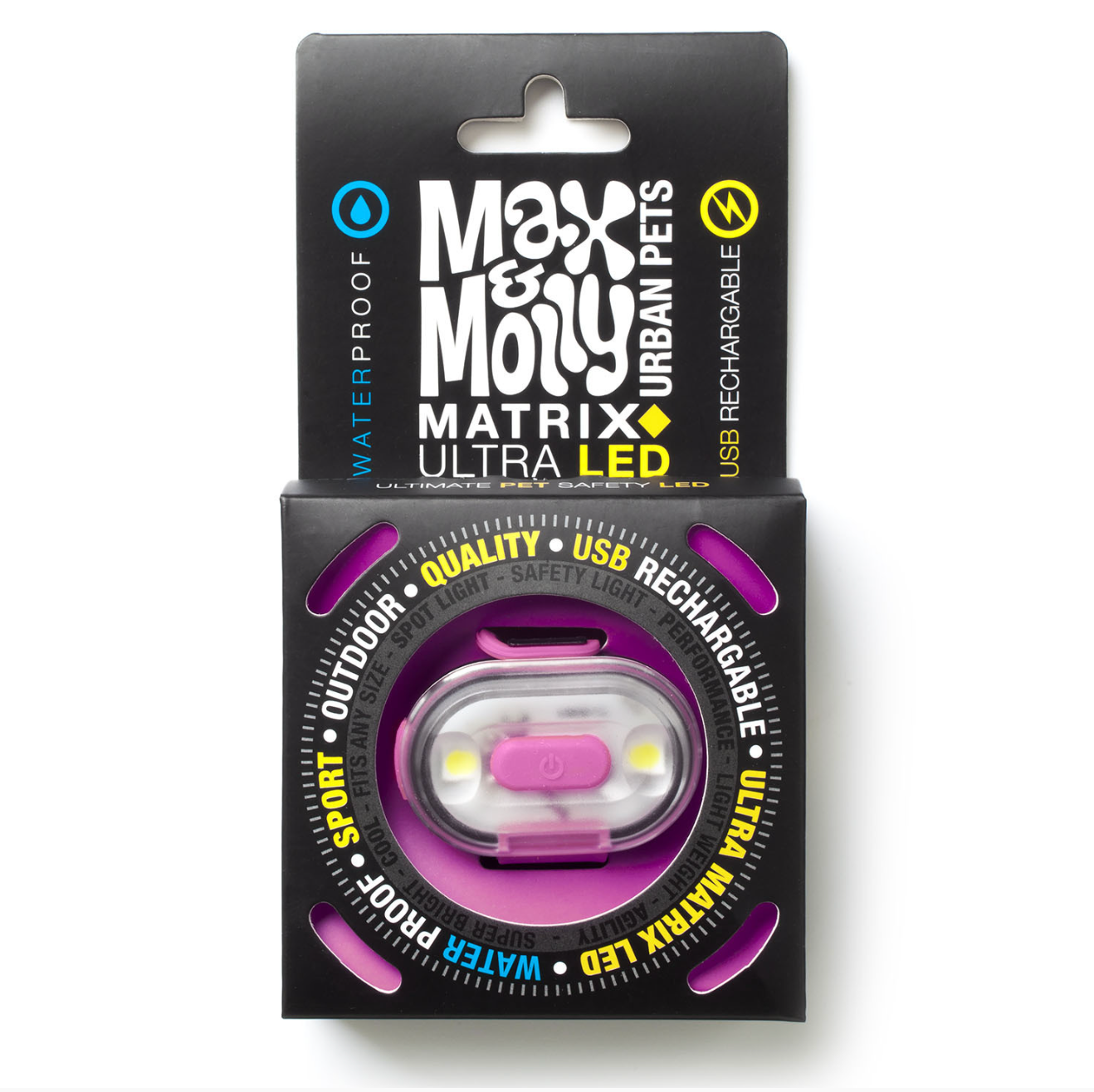 Max & Molly Matrix Ultra LED Harness/Collar Safety light