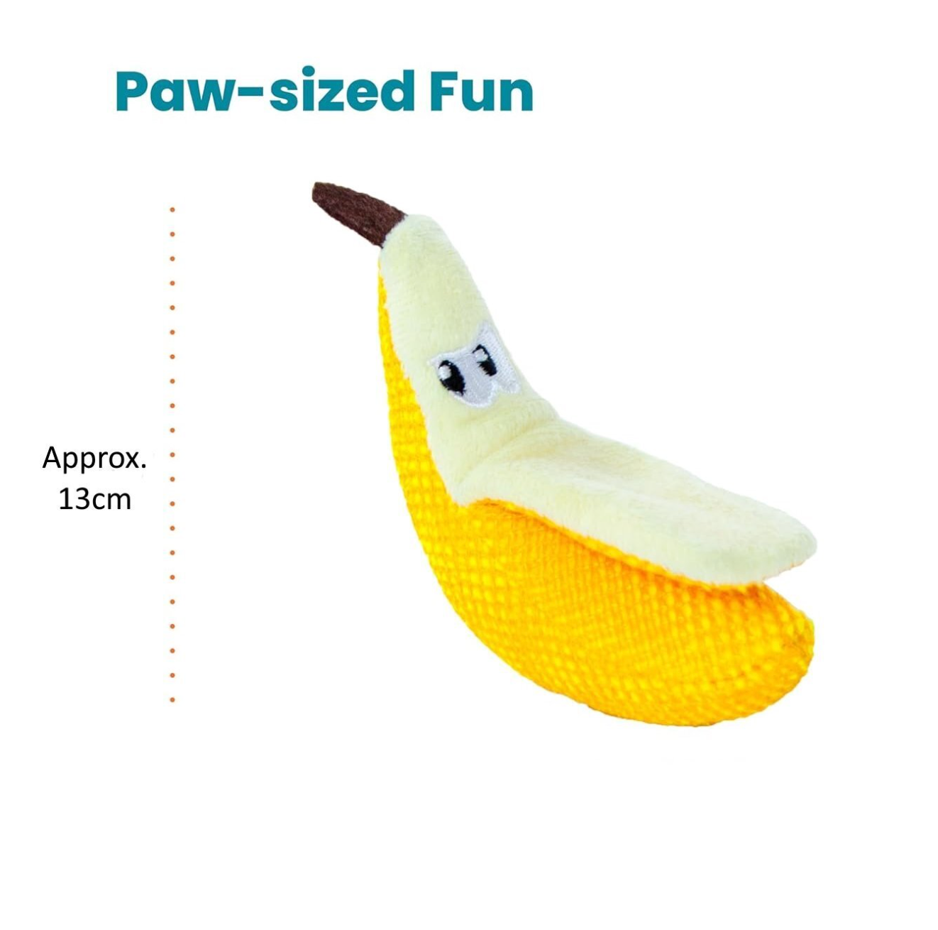 Petstages Dental Banana Catnip Chew Toy for Cats
