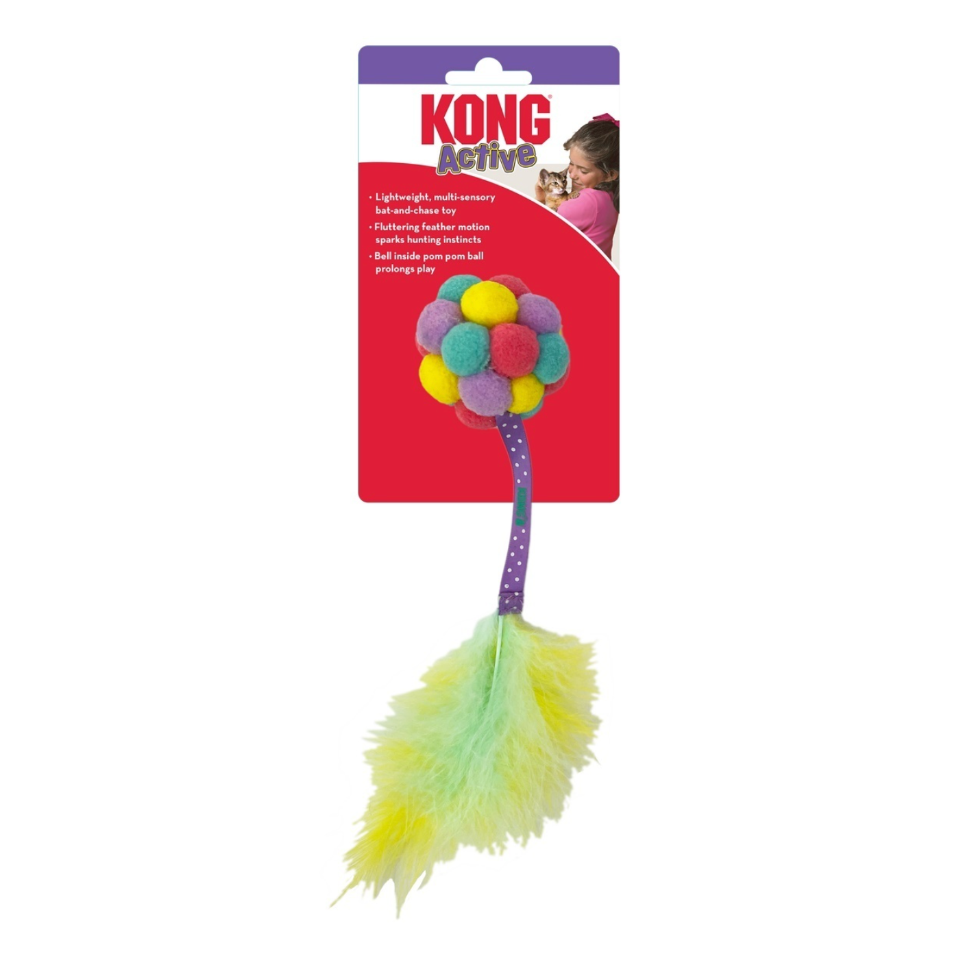 KONG Cat Active Bubble Ball Assorted