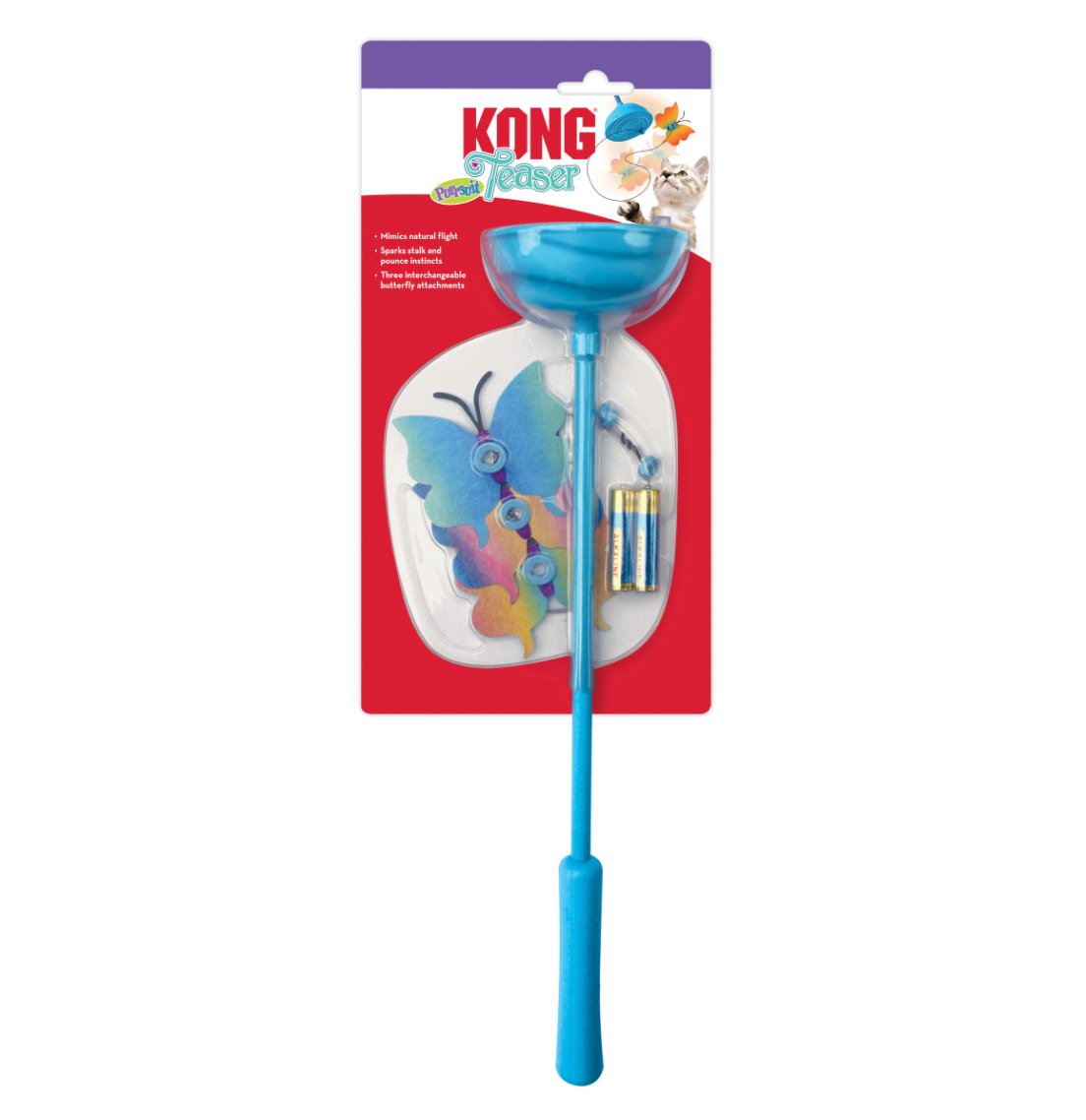 KONG Teaser Purrsuit Butterfly