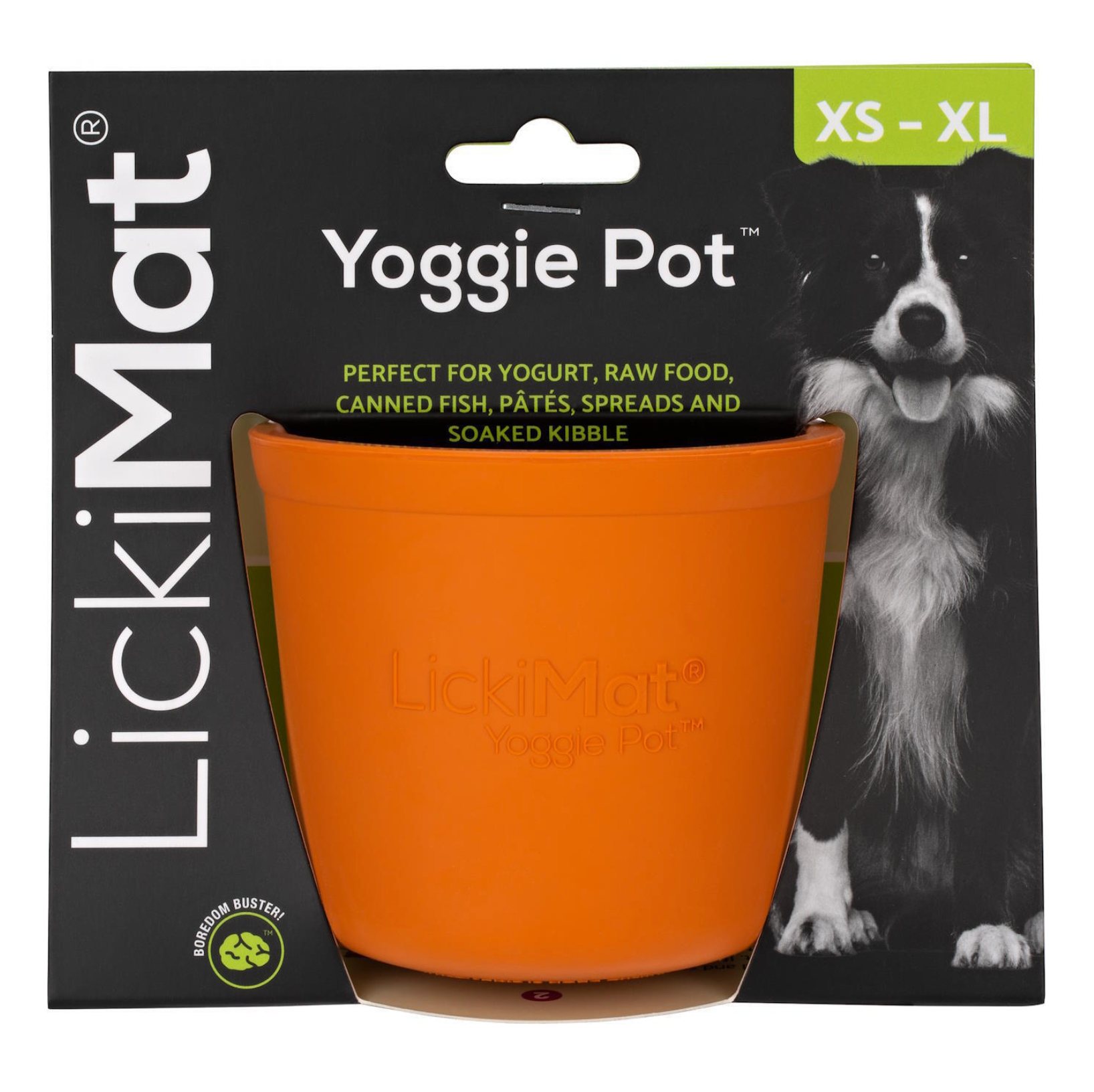 Lickimat Yoggie Pot Slow Feeder Dog Bowl