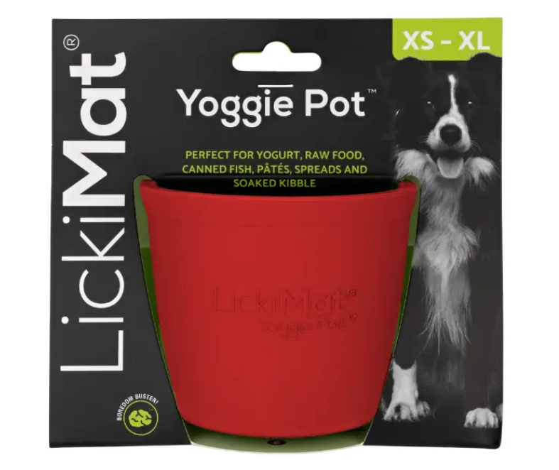 Lickimat Yoggie Pot Slow Feeder Dog Bowl