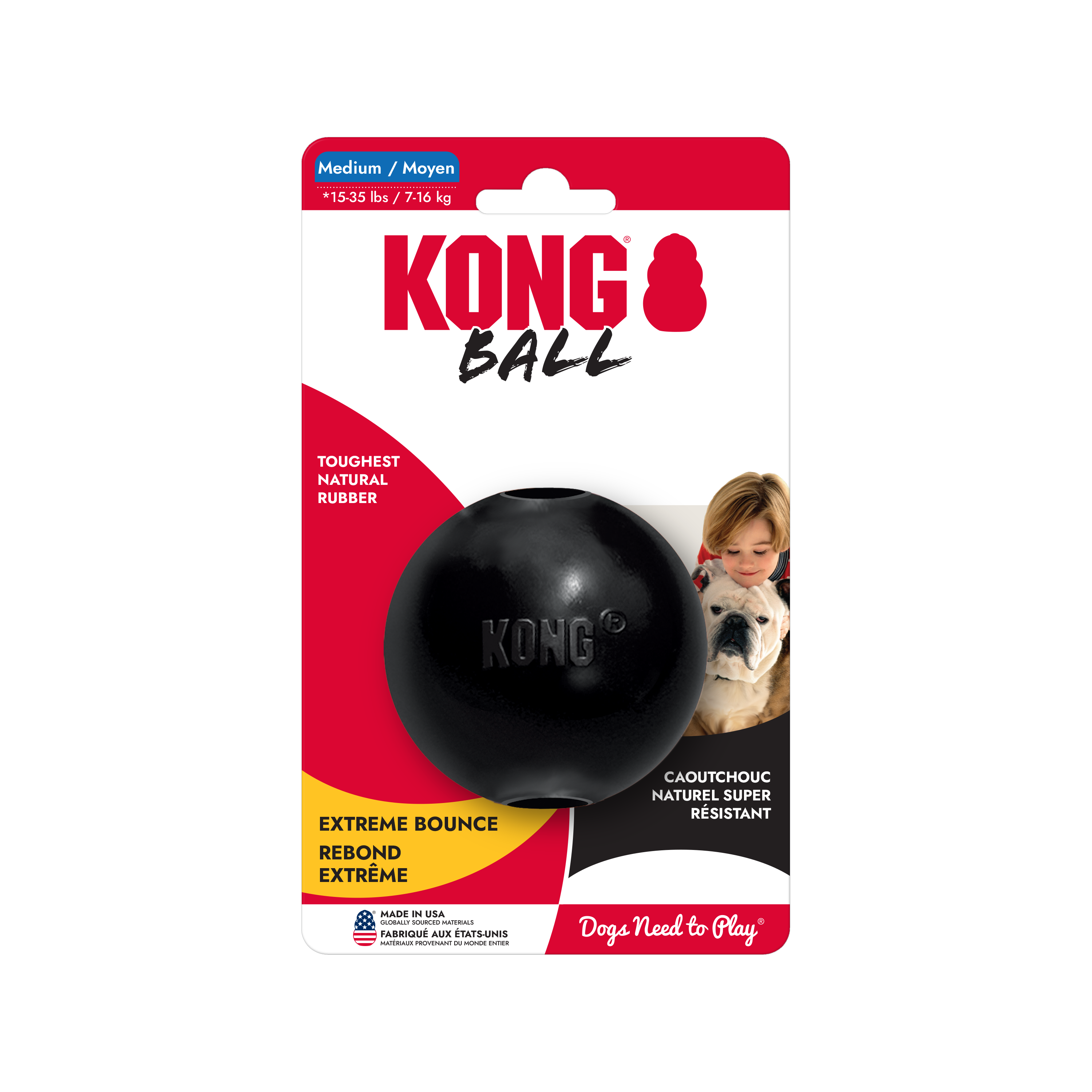 KONG Extreme Ball w/Hole Md