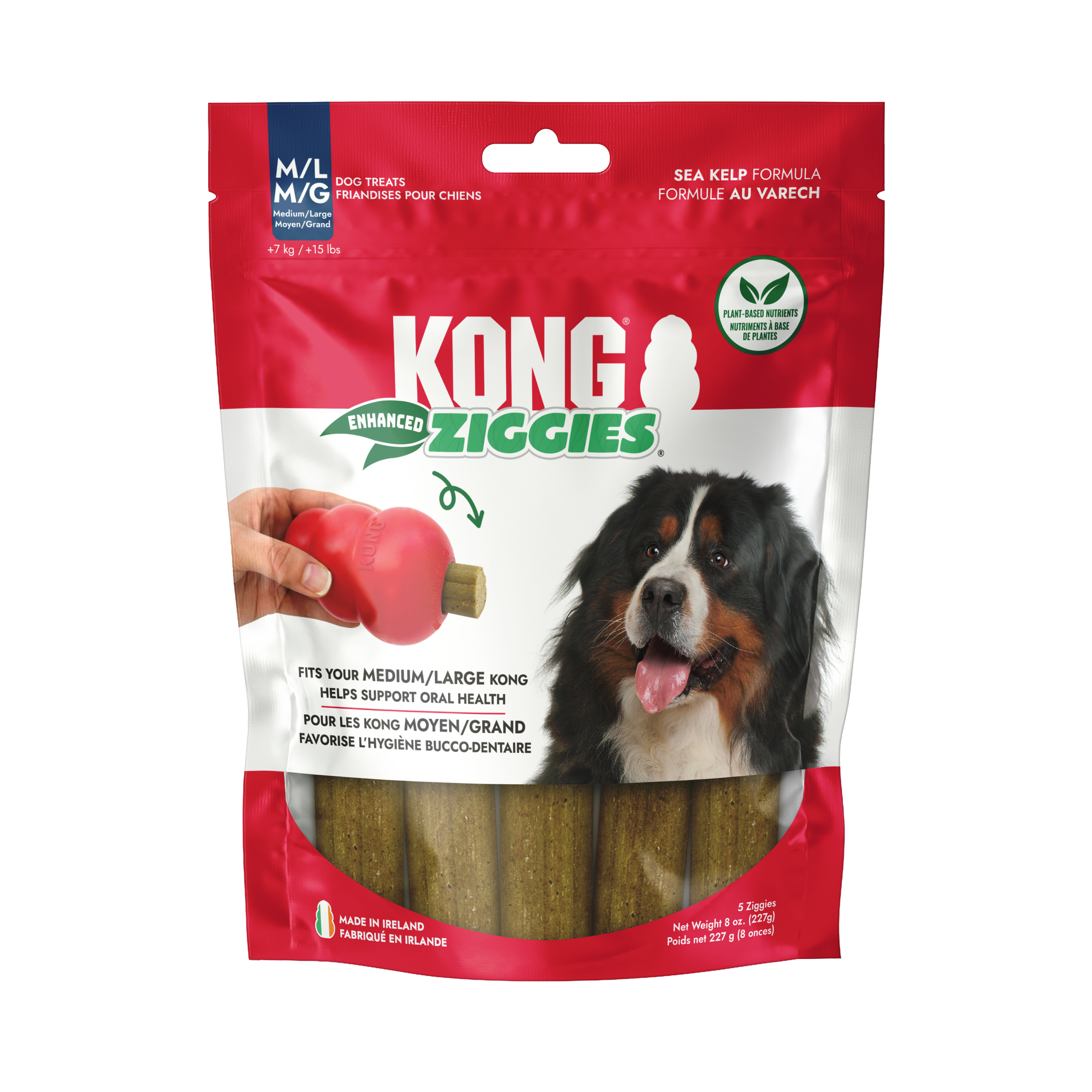 KONG Ziggies Enhanced Md/Lg