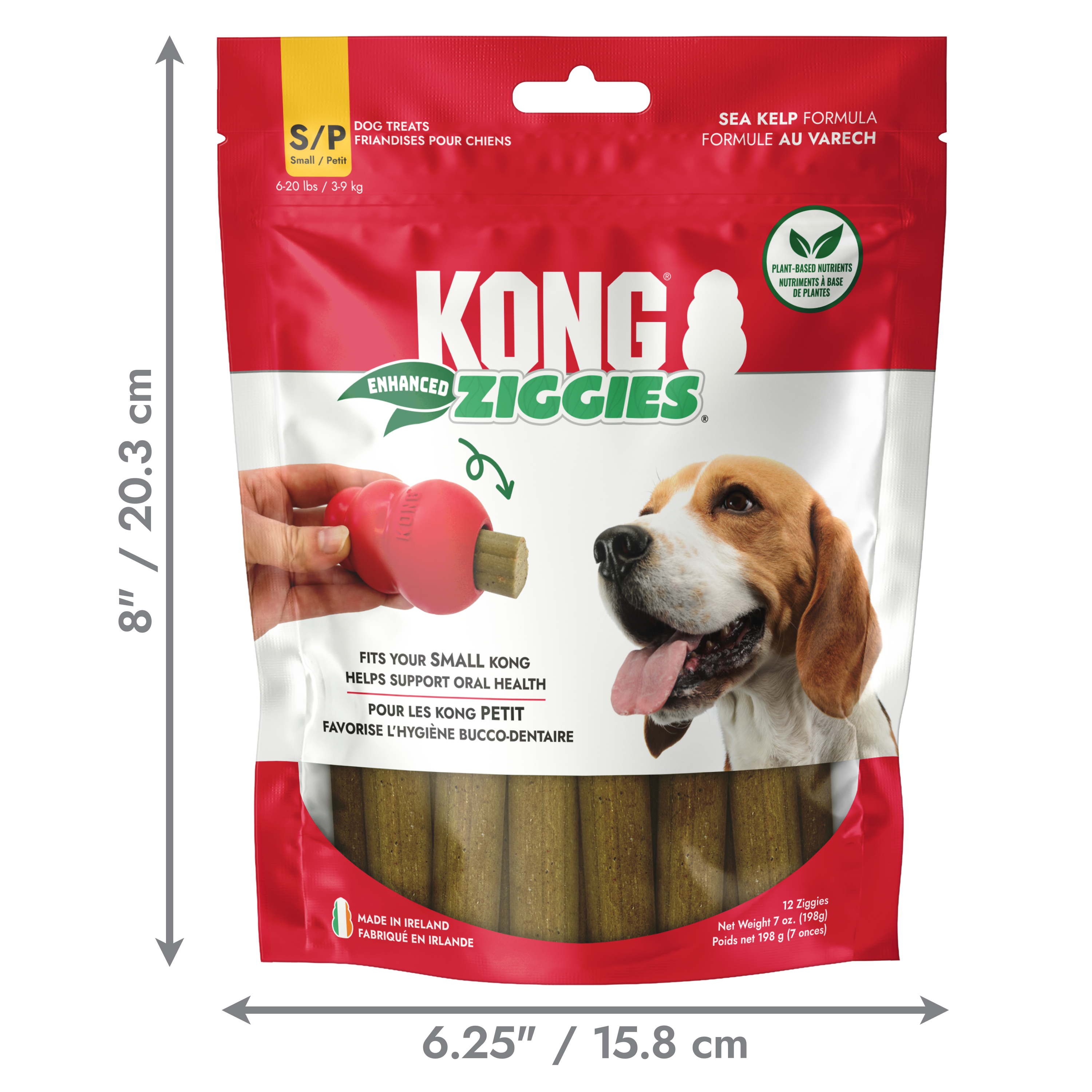 KONG Ziggies Enhanced Sm