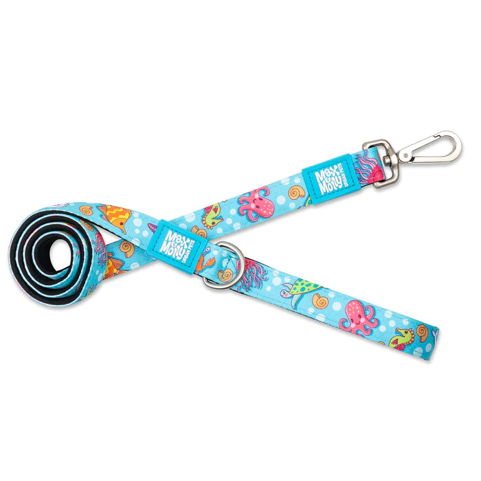 Max and Molly Dog Leash - Blue Ocean