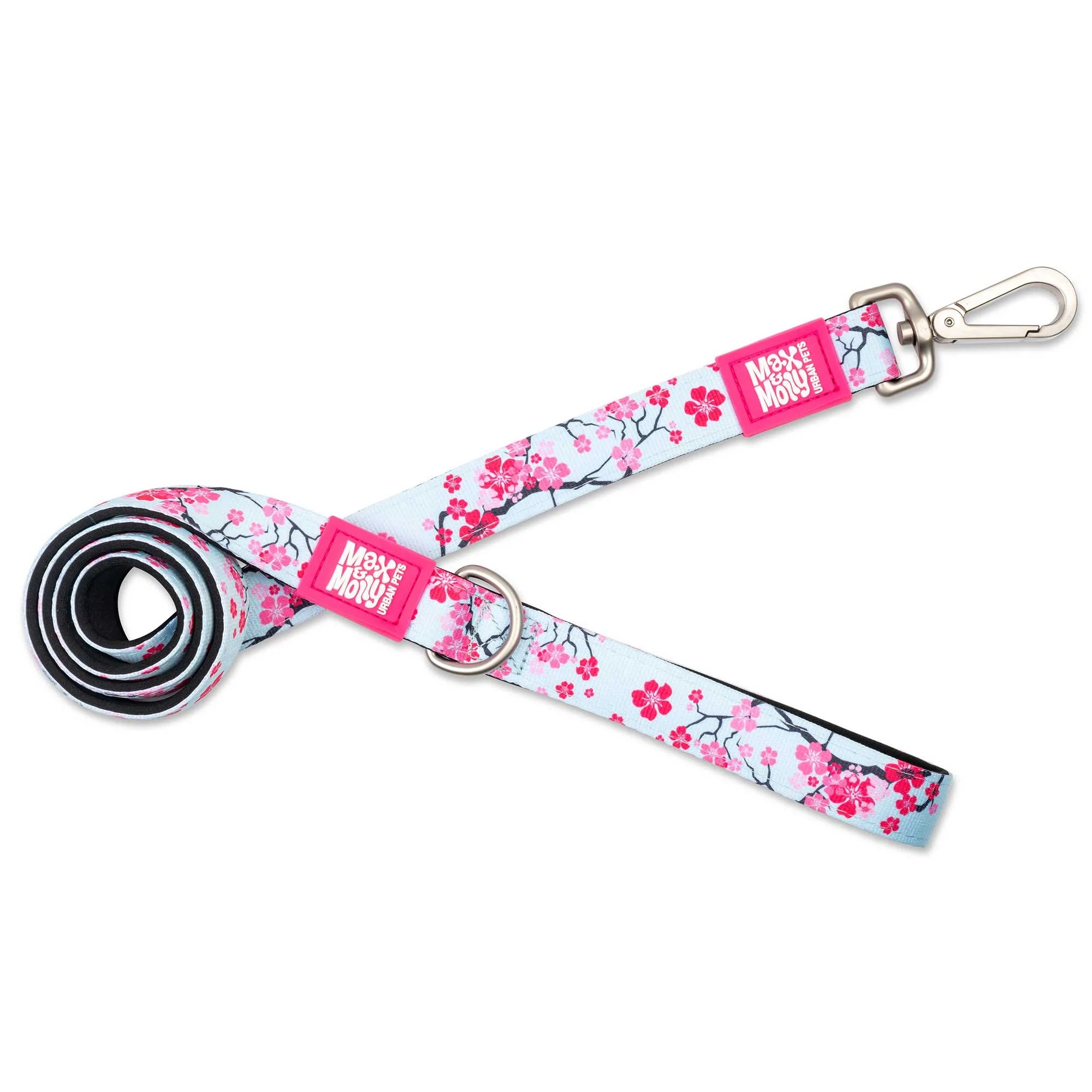 Max and Molly Dog Leash - Cherry Blossom