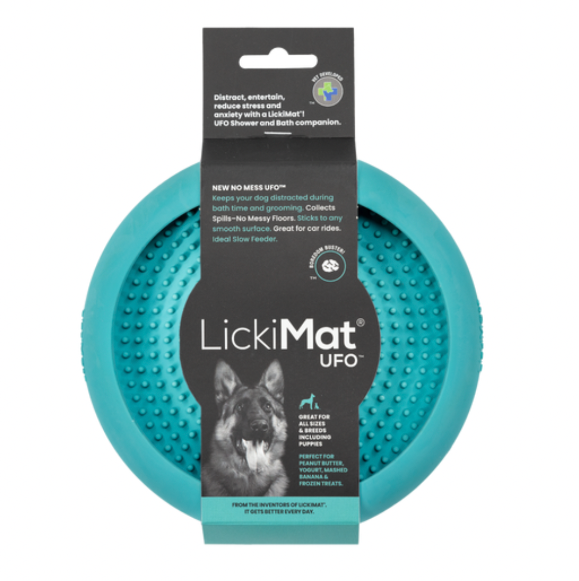 LickiMat UFO Slow Food Anti-Anxiety Licking Dog Bowl