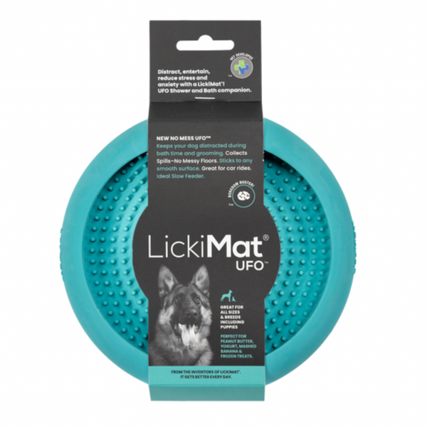 LickiMat UFO Slow Food Anti-Anxiety Licking Dog Bowl