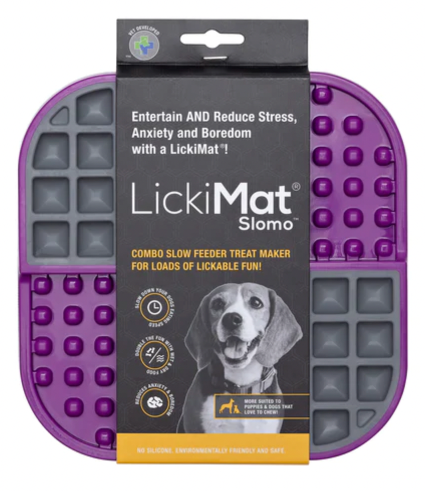 LickiMat Slomo Wet & Dry Double Slow Food Dog Bowl