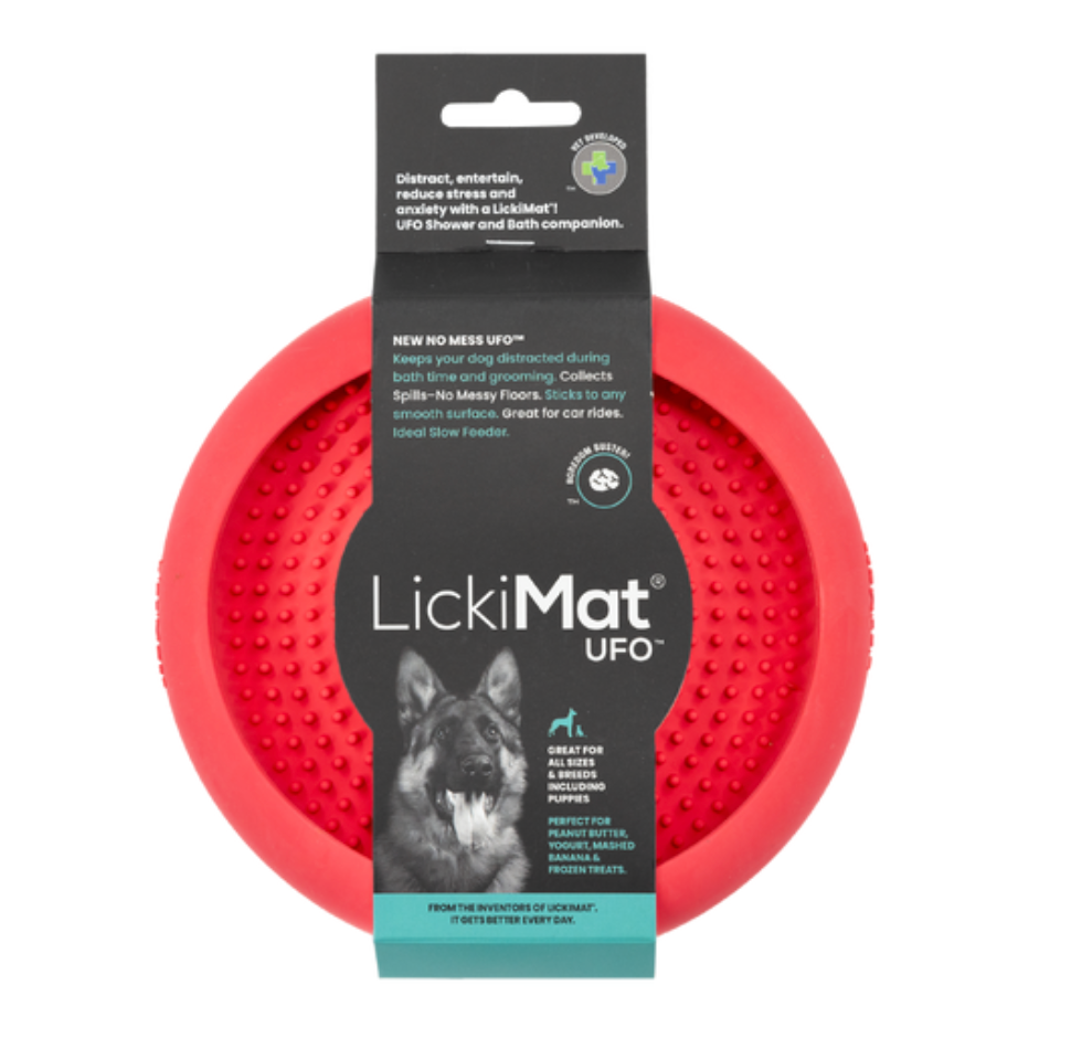 LickiMat UFO Slow Food Anti-Anxiety Licking Dog Bowl