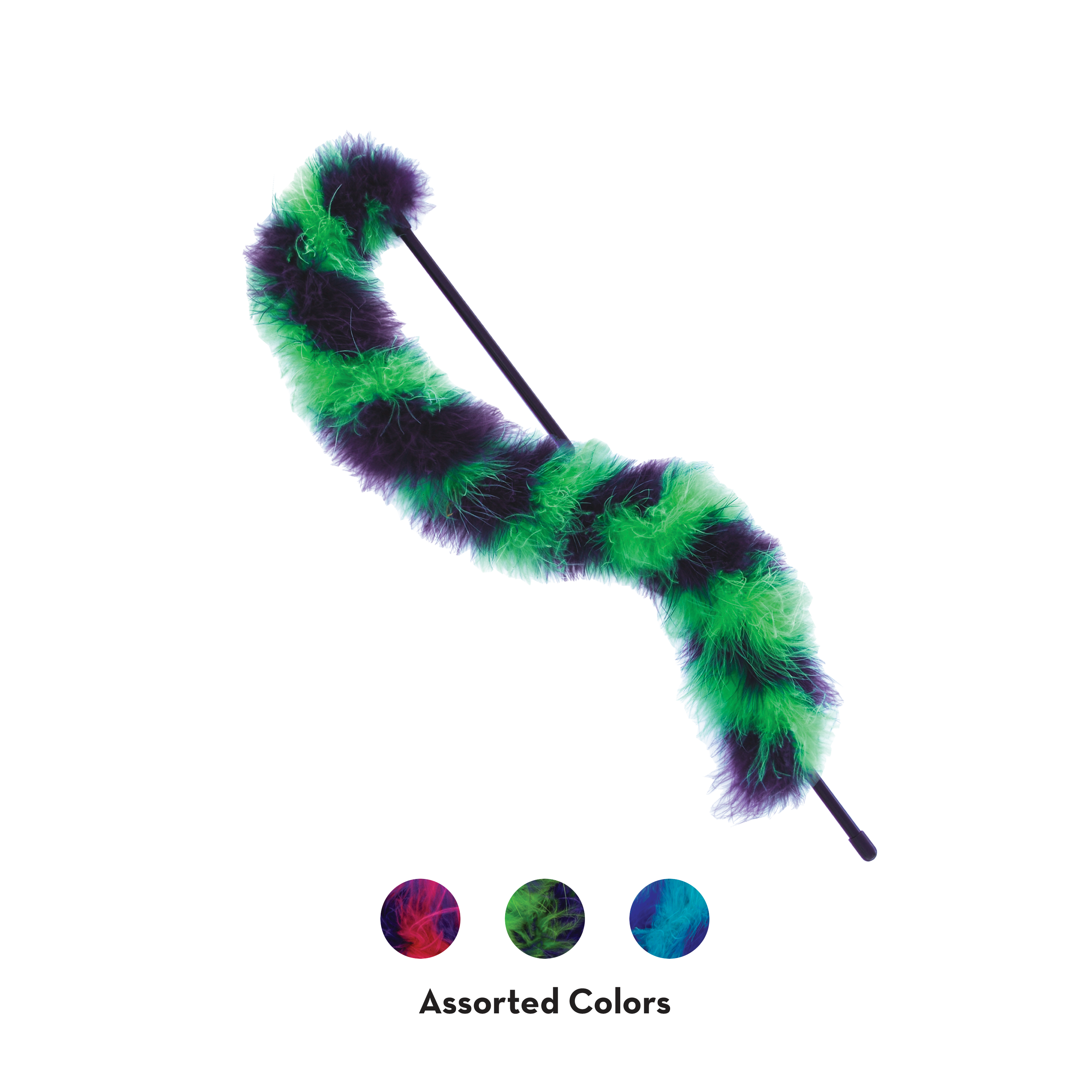 KONG Cat Active Twisted Boa Teaser Assorted