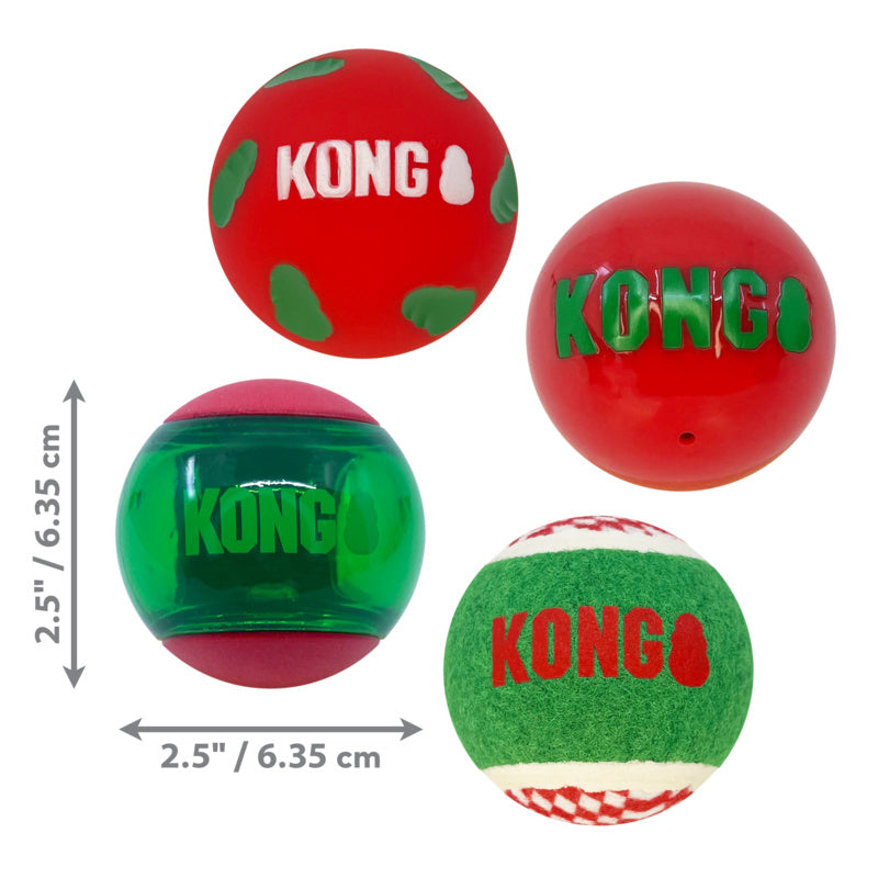 KONG Holiday Occasions 4-Pack