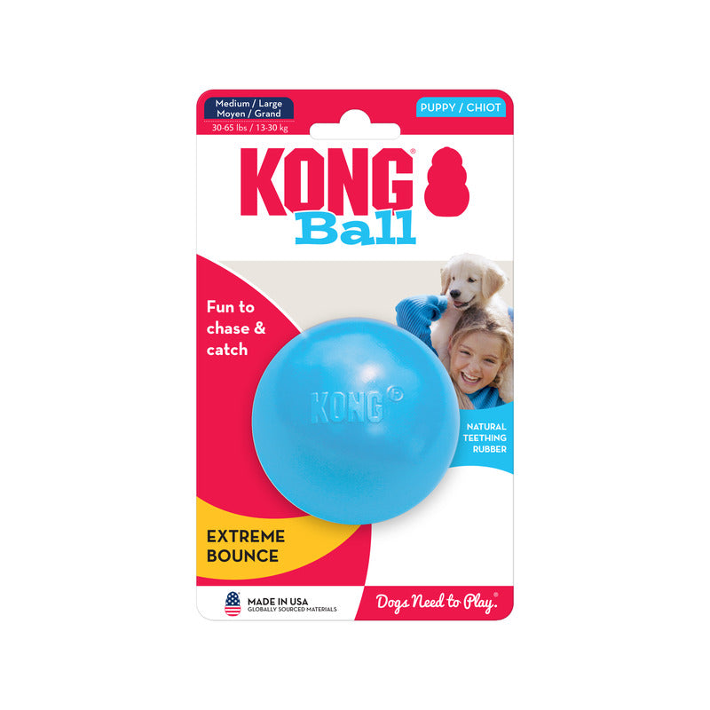 KONG Puppy Ball w/Hole Md/Lg