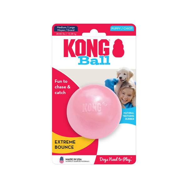 KONG Puppy Ball w/Hole Md/Lg