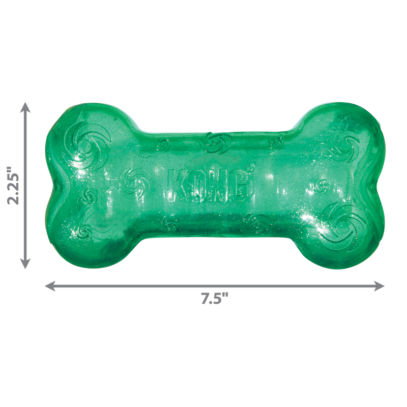 KONG Squeezz® Crackle Bone Assorted Lg