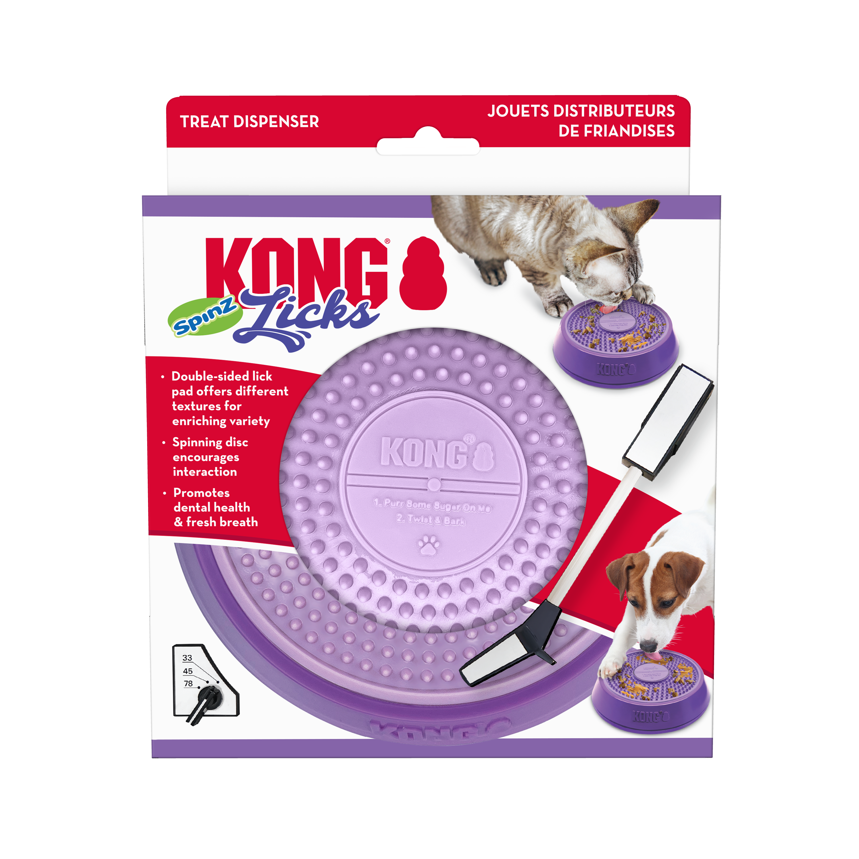 KONG Licks Spinz Sm