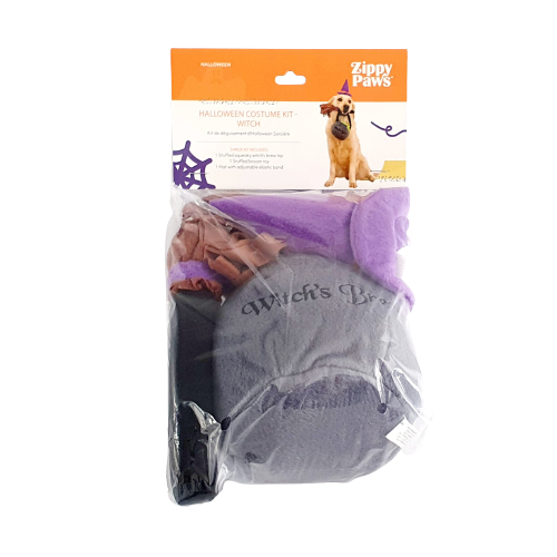 Zippy Paws Halloween Witch Costume kit