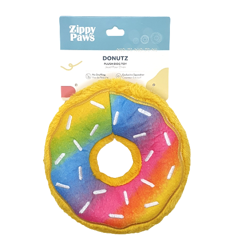 Zippy Paws Donutz Rainbow Plush Toy