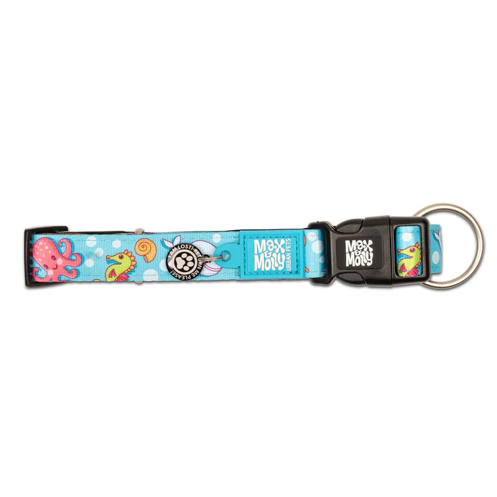 Max & Molly Smart ID Dog Collar - Blue Ocean