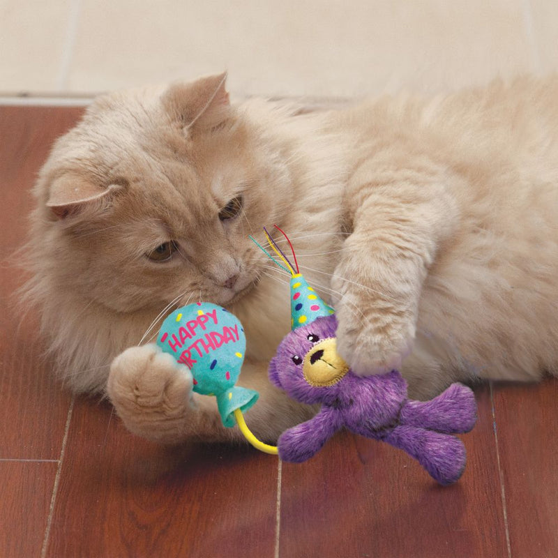 KONG Cat Occasions Birthday Teddy