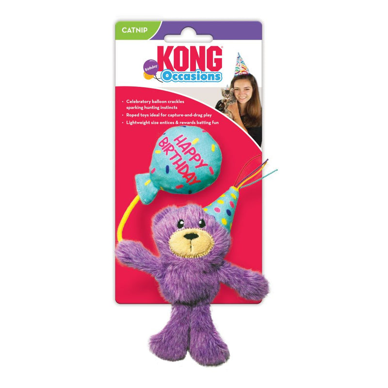 KONG Cat Occasions Birthday Teddy