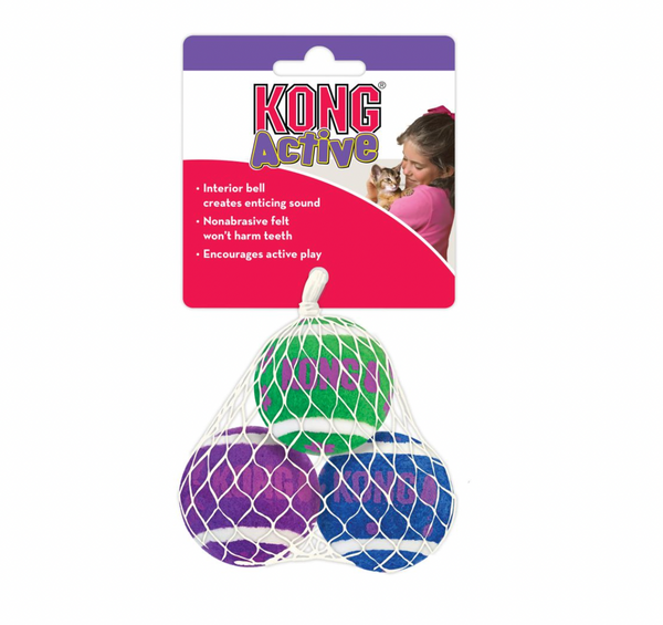 KONG Active Cat Ball with Bell