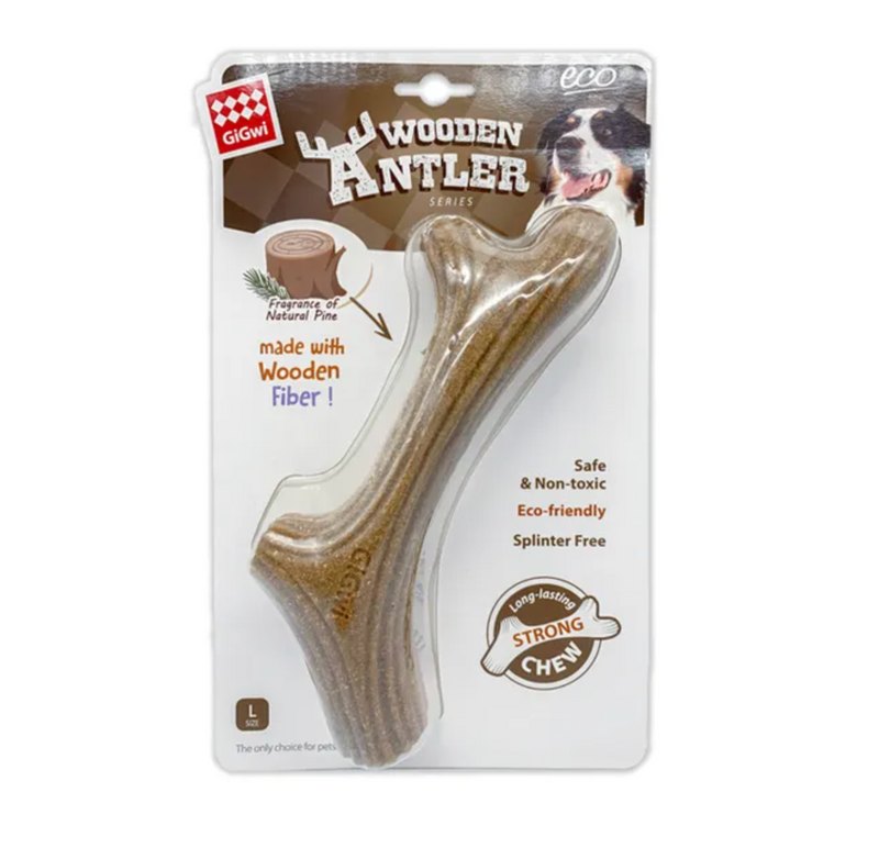 GiGwi Dog Chew Wooden Antler