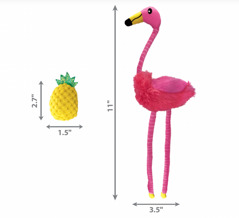 KONG Cat Tropics Flamingo’s 2-PK