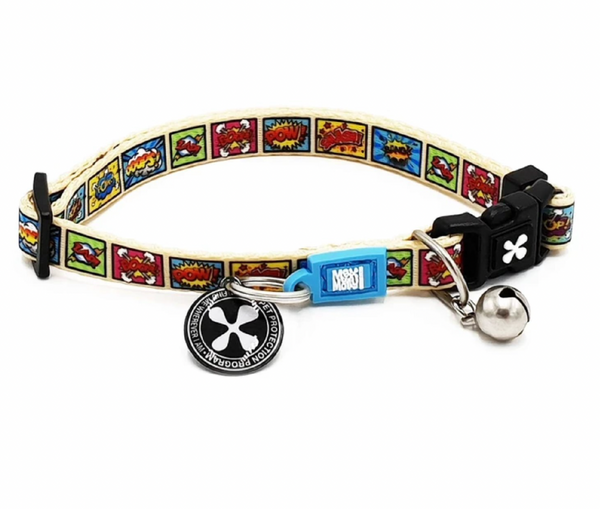 Max & Molly Smart ID Cat Collar - Comic