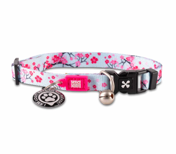 Max & Molly Smart ID Cat Collar - Cherry Bloom