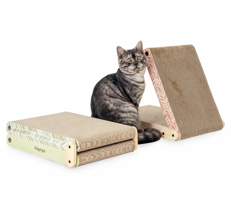 Ibiyaya Fold-Out Cardboard Scratcher