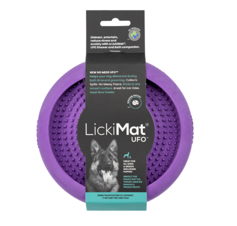 LickiMat UFO Slow Food Anti-Anxiety Licking Dog Bowl