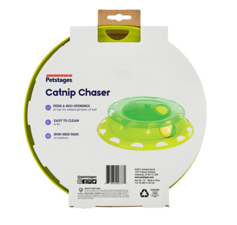 Petstages Catnip Chaser Interactive Cat Toy