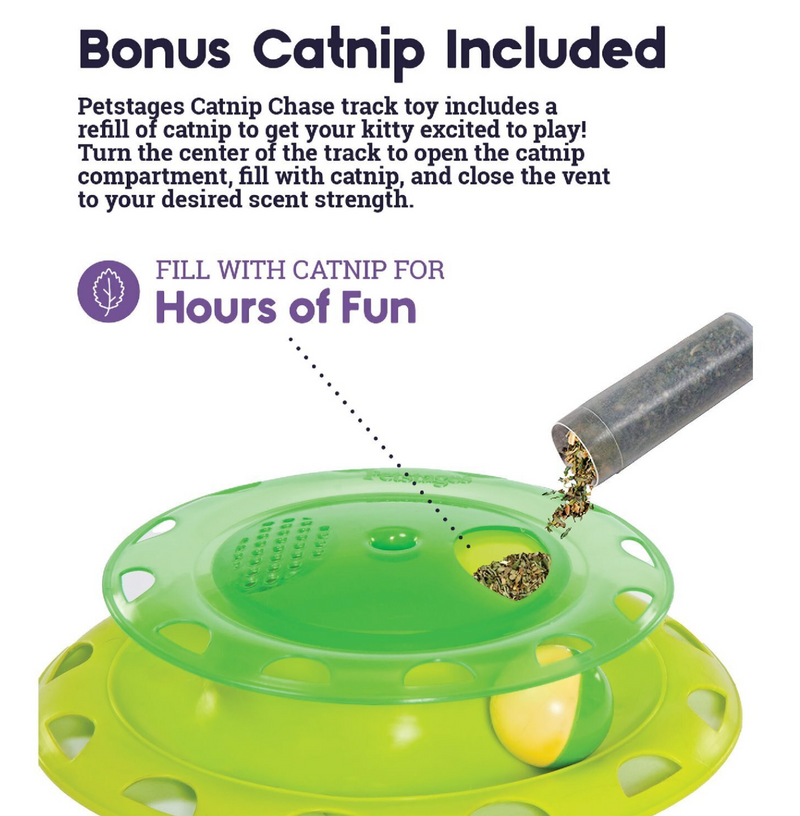 Petstages Catnip Chaser Interactive Cat Toy