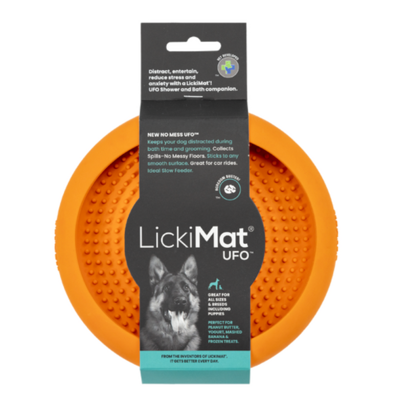 LickiMat UFO Slow Food Anti-Anxiety Licking Dog Bowl